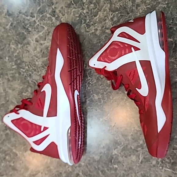 Nike Air Max Hyper Aggressor TB Gym Red White Mens Sneakers 524867-600 Size 14 - Picture 10 of 16